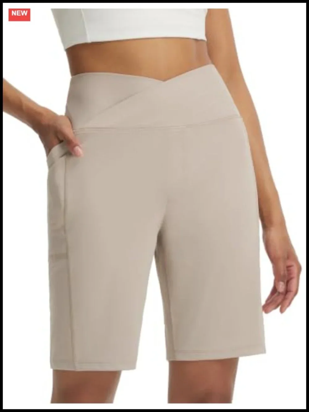 Women's Bermudas High Rise V-Waist 9